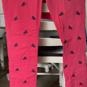 Castaway men’s Nantucket red lobster pants